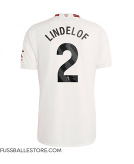 Günstige Manchester United Victor Lindelof #2 3rd trikot 2023-24 Kurzarm